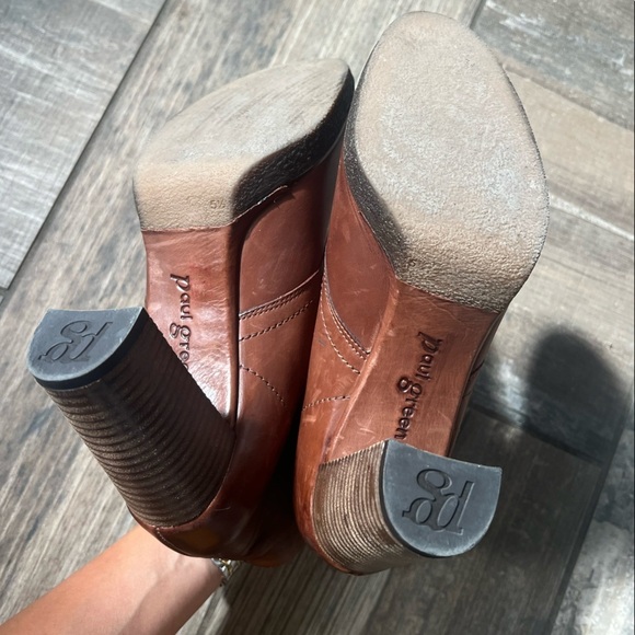 Paul Green leather lace up booties - Picture 8 of 11